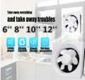150MM Silent Fan 220V Exhaust Ventilation Outlet Air Extractor for Toilet Bathroom Kitchen Hood Ventilator. 