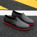 【ALLGOOD】Rain Shoes Men's Low-top Summer Waterproof Shoes Rain Boots Short Barrel Anti-slip Kitchen Rubber Shoes Car Wash Water Shoes. 