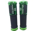 1 Pair MONSTER Motorcycle Handle Grip , High Quality Universal Handle Grip / Handle Bar Green Color. 