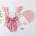 Kids Swimsuits Bathing Suit Comfortable Swimming Costume Girl Swimsuit 140. 