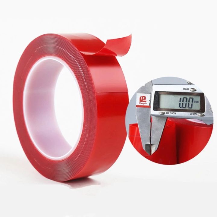 500%20Cm%20%201%20Inches%20%20Transparent%20Silicone%20Double%20Sided%20Tape%20Sticker%20%20Clear%20Acrylic%20Tape%20-%20Image%205