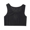 Flat Breast Binder Corset Underwear Women Seamless Summer Short Vest Plus Size Tank Top Bustier. 