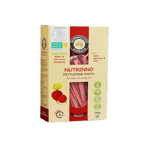 Nutrinno Oats and Beetroot  Fettuccine Pasta