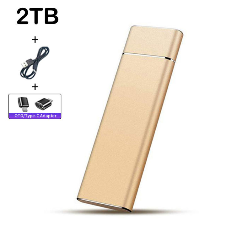 External Hard Drive SSD 1TB High-capacity USB/Type-C Interface High-speed Mini Portable External Ssd for Laptops/desktop/phones