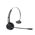Bluetooth Headset V5.0 Wireless Headphones Active Noise Canceling with Microphone for Cell Phone On Ear Headphones for Call Center, Truck Driver, Skype. 