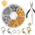 Diy Jewelry Set Complete Diy Bracelet Making Kit with Tools 463-piece Set for Crafts Jewelry Making Lobster Clasps Split Rings Bead Tips Pliers Tweezers Ideal for Jewelry Making Kit. 