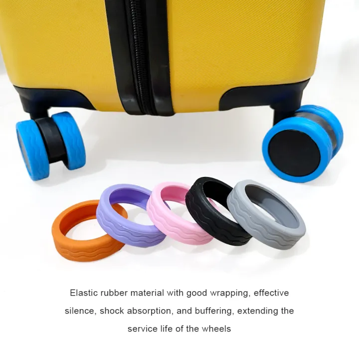 %E3%80%90support%E3%80%91%204/8pcs%20Travel%20Luggage%20Caster%20Silent%20Sound%20Wheels%20Protection%20Cover%20For%20Reduce%20Wheel%20Wear%20-%20Image%205