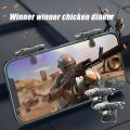 Mobile Phone Game Trigger Gamepad Joystick 6-Finger Aim L1 R1 Key Button For Phone Android For PUBG Game Controller. 