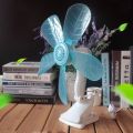 Original Cute 4-5 blends Fan Home Electric Fan W/ Clip Clover Fan Anti-Heat Portable Clip Electric. 