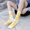 Tie Dye Socks Fashion Tie Dye Socks For Men And Women Cotton Colorful Hip Hop Skateboard Funny Happy Soft Girls Socks. 