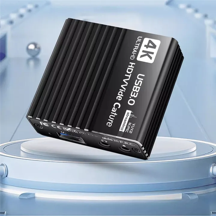 Camera Recoding Box Video Recording Box 4k 1080p 60FPS HD Compatible USB 3.0 Multi ...