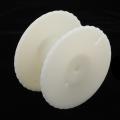 White Plastic Spools -Empty Spools - Crafts Thread Cord Wire Rope Chain Roll. 