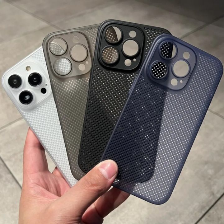 HOCE Ultra Thin Cooling Phone Cases For iPhone 17 16 15 14 13 12 11 Pro Max 14 15 16 Plus Case Heat Dissipation Matte Hard PC Slim Back Cover