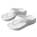 Flip-Flops Women's Fashionable Outdoor Flip-Flops Bathroom Bath Non-Slip Beach Seaside Plywood Trendy Sandals Summer Men's. 