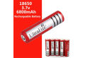 3.7Volt 6800mAh 18650 li-ion Ultra Fite rechargeable Battery. 