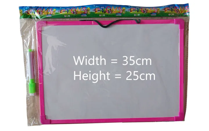 Whiteboard%20Kids,%20Kids%20White%20Board%20(25cm%20Hight%20and%2035cm%20Width)%20-%20Image%203