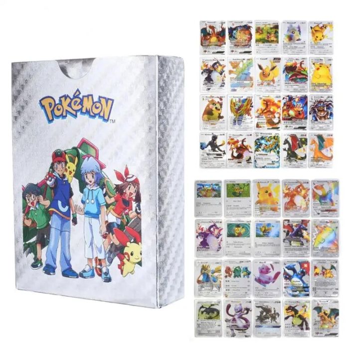 pokemon%20cards%20golden%2055-110PCS%20Of%20Pokemon%20Gold%20Cards%20English%20Foil%20Gold%20Silve%20Letter%20Playing%20Cards%20Metalicas%20Charizard%20Vmax%20Gx%20Series%20Game%20CardParty%20Games%20Crafts%20-%20Image%207