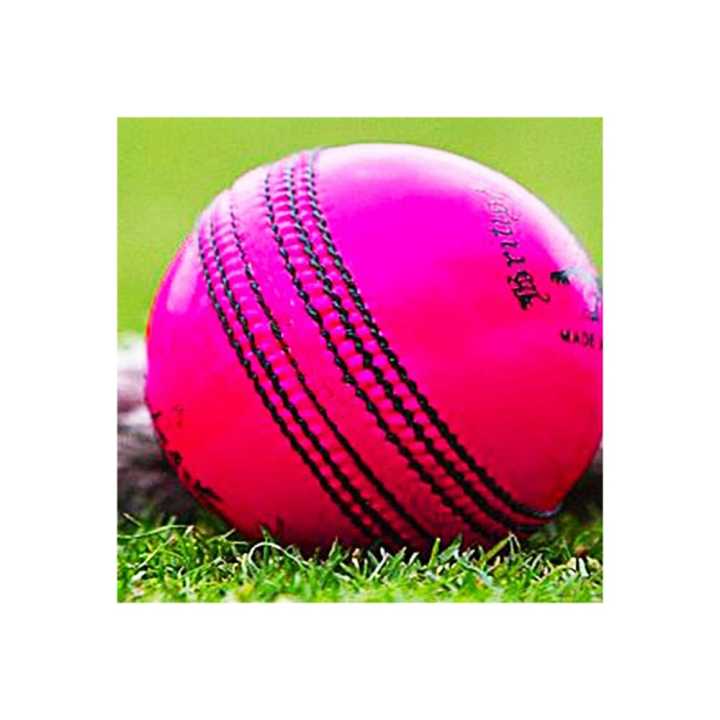 Pink Leather Cricket Ball 5 1/2 Oz
