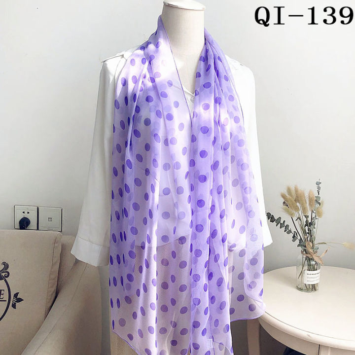 Hot%20Fashion%20Women%20Foulard%20Bandana%20Dot%20Scarf%20Chiffon%20Georgette%20Long%20Shawl%20Summer%20Scarf%20Sunscreen%20Elegant%20-%20Image%208