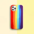 【ThinkWay】Rainbow Phone Case for iPhone 6 7 8 Plus X XR 11 12 Pro Max Silicone Color Drew Cute Back Cover Quality Colorful Protect Shell. 