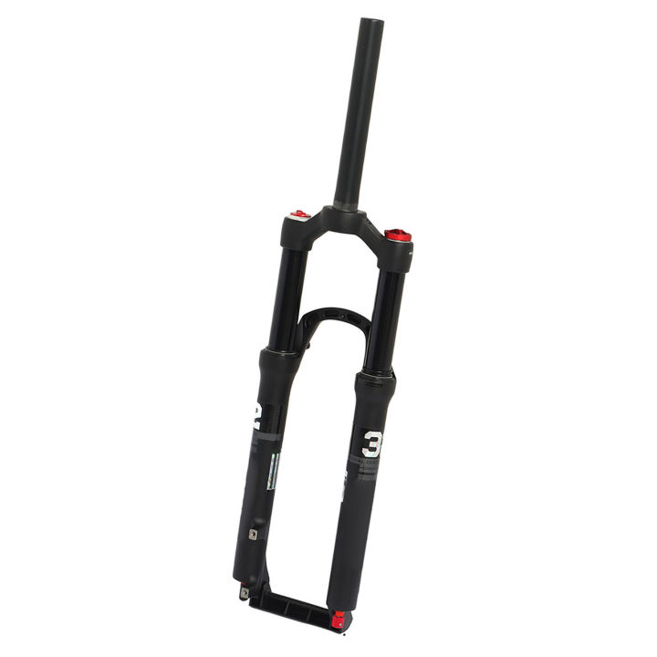 Bicycle Front Fork Black 26inch Bike Air Suspension Fork for Hiking