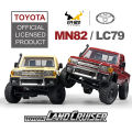 1:12 MN82 Full Scale Toyota Licensed Land Cruiser 4WD Off-Road Remote Control truck Rock Crawler Climbing Vehicle Retro Simulation Model Toys Gift. 