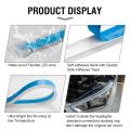 60cm Daytime Running Light Turn Signal Lamps Flexible Soft Tube Guide 2 PCs White Yellow Ultrafine DRL 12V Car LED Strip. 
