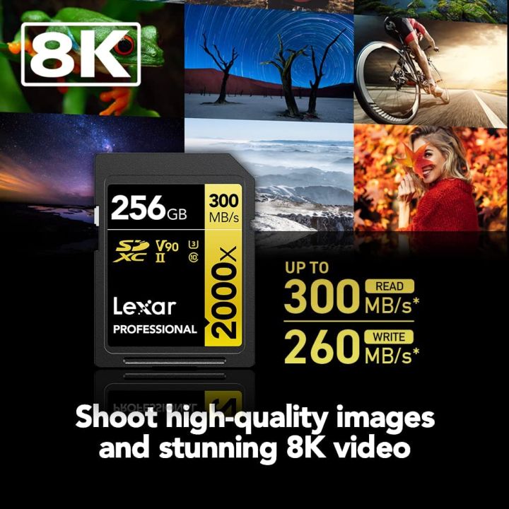 Lexar%20SD%20Card%20800X%2032GB%2064GB%20V10%201667X%20V60%20U3%20C10%202000X%20V90%20SDXC%20Flash%20Memory%20Card%201066X%20V30%20UHS-II%20For%203D%204K%20Digital%20Camera%20-%20Image%206