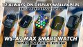 WS-A9 Smart Watch with 2 STRAPS & 6 Different Always on Display | Men | Women | Series 8 | 45mm Dial Size | 2.12 Inch Real HD Screen | Latest Model. 
