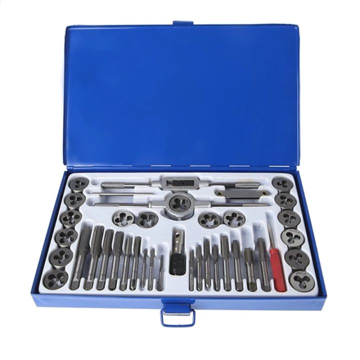 40Pcs%20Alloy%20Steel%20Tap%20and%20Die%20Set%20Threading%20Tool%20for%20Model%20Processing%20Metric%20Tap%20Wrench%20Thread%20Tools%20Dies%20Holder%20Professional%20-%20Image%203