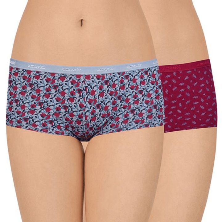 Women/Girl Low Waist Pure Cotton Box Panties