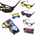 Magic Vision 3 in 1 Quick Change Magnet Lenses Frame Sunglasses. 