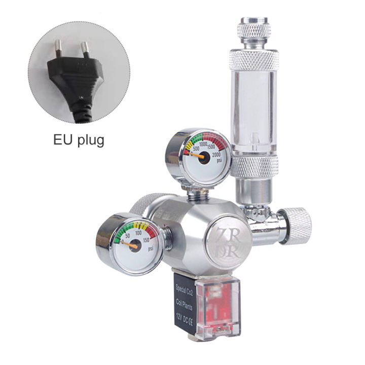 Clscea Aquarium CO2 Solenoid Valve Replacement Parts - Compatible With Quick-Plug Bubble Counters & Generators