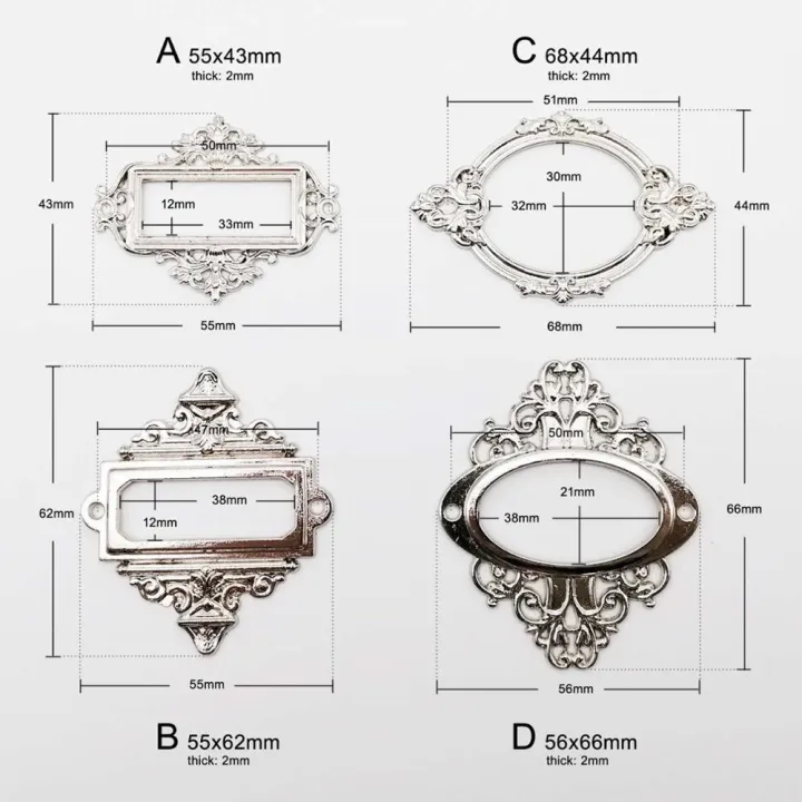6pcs%20Retro%20Antique%20Carved%20Decorative%20Metal%20Label%20Pull%20Frame%20Handle%20File%20Name%20Card%20Holder%20For%20Furniture%20Cabinet%20Drawer%20Box%20-%20Image%206