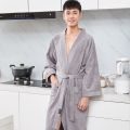 Japanese Style Kimono Pure Cotton Bathrobe Towel Material Loose Multi-Needle Double-Sided Terry Bathrobe Cotton Hotel Nightgown Absorbent. 