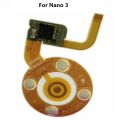 For iPod Nano 2/3/4/5 Gen Click Wheel With Flex Cable Ribbon. 