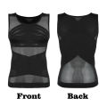【Big-promotion】 Men Compression Shirt Slimming Undershirt Body Shaper Chest Compression Tummy Control Tank Top Shapewear Underwear.