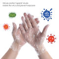 500pcs Plastic Gloves Daily Use Extra Length Durable Food Grade Housework Beauty Cleaning Pet Care Crafts. 