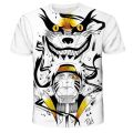 Naruto Anime figures Uzumaki Naruto Kakashi Kids Cosplay T shirt Children's 3D Printed Short Sleeve T-shirt Clothing. 