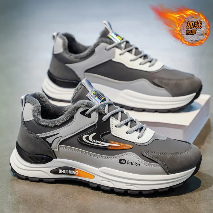 Hot-selling%20Men's%20Cotton%20Shoes%202025%20Winter%20New%20Thickened%20Warm%20Anti-Slip%20Sports%20Shoes%20Fashion%20Versatile%20Dad%20Shoes%20-%20Image%204