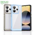 Lenuo For Redmi Note 14 4G Back Cover Coque Fundas Hard Translucent Clear Phone Case. 