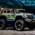 High Quality Kids big Toy Cars 4WD Battery Operated Boys and girls Baby Ride On Electrical Toy Jeep | Monser Size Jeep with 5 Motors with Full of Lights | 1-10 Years can Dual Drive  | INeedz LMH 9505. 