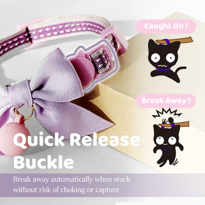 HamshMoc%20Breakaway%20Cat%20Collar%20Lightweight%20Pet%20Collar%20Safety%20Adjustable%20Durable%20Comfortable%20Soft%20with%20Bell%20Cute%20Bow%20Tie%20for%20Kittens%20Cats%20Rabbits%20Puppies%20-%20Image%204