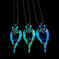 Wolf Pendant Necklaces For Men Glow Domineering Animal Chain Glowing Necklace Yao Store. 