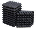 30x30x5cm Studio Acoustic Foam Panels Sound Insulation Ktv Room Wall Soundproof Foam Sponge Pad Pyramid. 