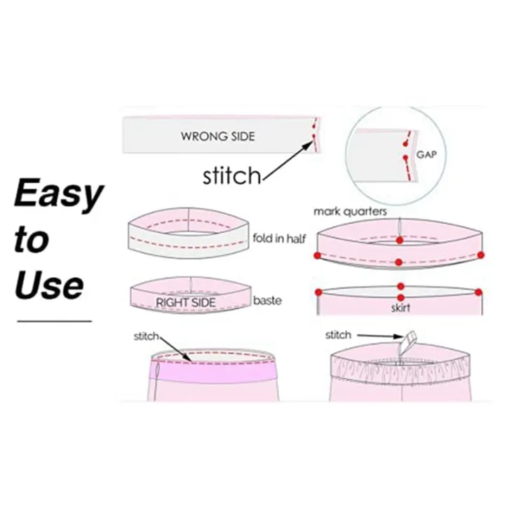 White%20Sewing%20Elastic%20Band%2040M%203/4%20Inch%20Knit%20Elastic%20Spool%20Heavy%20Stretch%20High%20Elasticity%20Strap%20Material%20for%20Sewing%20Crafts%20Durable%20Easy%20to%20Use%20-%20Image%206