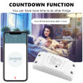 SMATRUL - Tuya Wireless Smart Switch - Timer Breaker Control - Voice Control for Alexa Google Home - Smart life app. 