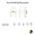 Moffi Essentials - Women's Skinny -Maroon Arm Cut Tank Top. 