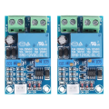 2 Pcs Storage Battery Module 12V Battery Low Voltage Cut Off Automatic Switch on Recovery Protection Module. 