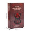 tois Tarot of Forbidden Dreams Deck Games English Version PDF Guidebook Magical Fate Divination Oracle Card for Personal Famlily Use. 